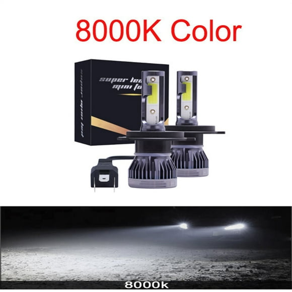 Canbus Lampada Phare de Voiture à LED H4 H7 12000LM 4300K 6000K 8000K Lampe H1 9005 HB3 9006 HB4 H8 H9 H11 Ampoules de Feux de Brouillard, Facile à Installer