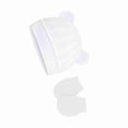 thumbnail image 5 of Newborn Baby Hats and Mittens Set Solid Color Cotton Caps Gloves for Baby Boys and Girls, Hospital Hat, 5 of 5