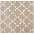 thumbnail image 6 of SAFAVIEH Montreal Lennart Geometric Quatrefoils Shag Area Rug, Beige/Ivory, 6'7" Square, 6 of 10