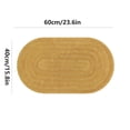thumbnail image 3 of Amzcrzy Elliptical Carpet Bath Mat Soft Absorbent Microfiber Bathroom Rug with Embossed Non- Washable Floor Mat for Bathroom Shower Kitchen Home Decor Home Decor Room Decor, 3 of 5
