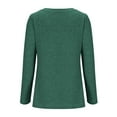 thumbnail image 3 of Vibrex Long Sleeve Shirts for Women Casual Soft Crewneck Basic Tee Tops Fall Outfit Clothes Women's Solid Color Round Neck Long Sleeved Layered Sleeve Top Base Shirt Top, 3 of 7