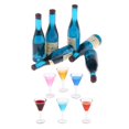thumbnail image 1 of 1:12 de champán Refresco con copas de cóctel Bar Escritorio de imaginación Decoración Ornamento Juguet CUTICAT Botellas de vino en miniatura, 1 of 8