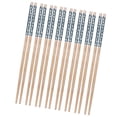 thumbnail image 3 of Bamboo Chopsticks, Reusable 8 Pairs Japanese Style Chopstick Wax Free  For Restaurant For Home, 3 of 8