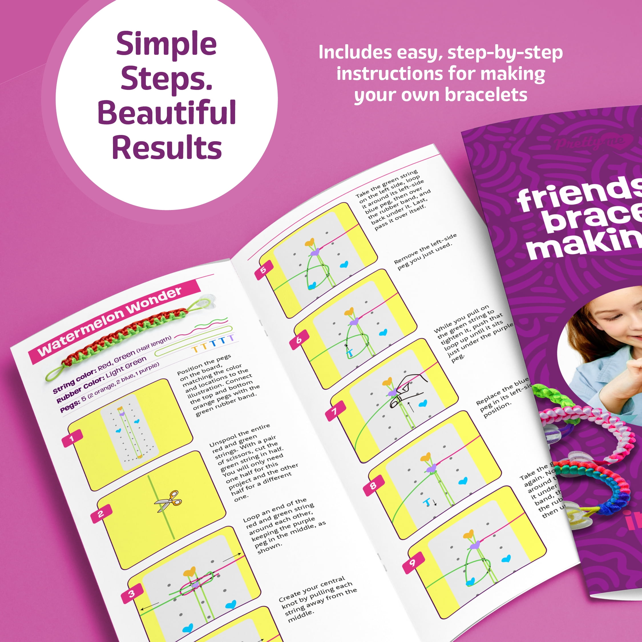 Friendship Bracelet Making Kit - Craft Gifts for Girls Ages 8-12 - Birthday Gifts for Girls