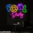 thumbnail image 3 of Glownneon Pool Party Wall Decor, Summer Beach Swimming Led Neon Lights, 3 of 5