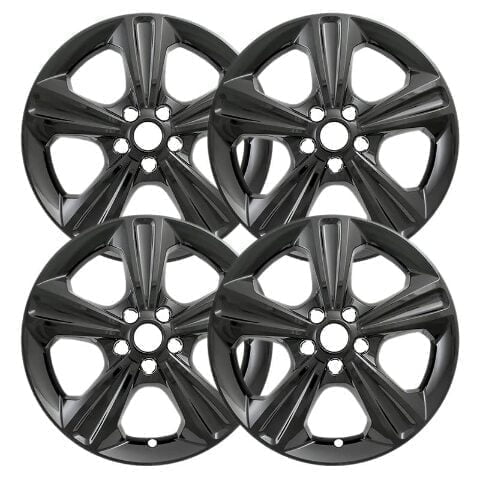 Set of 4 17 inch Gloss Black ABS Wheel Covers Compatible with 2013-2019 Ford Escape SE Rims