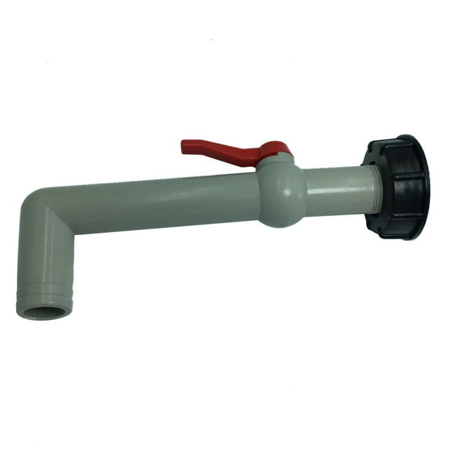Válvu de bo fija de drenaje Válvu Adaptador Conector de Sunnimix 1000L IBC Tote Tank Agua del grifo