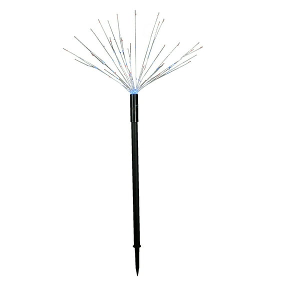 Gerson Red White & Blue LED Starburst Garden Stake 16 inch Diameter