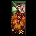thumbnail image 2 of Beistle Club Pack of 12 Brown and Green Wild Turkey Thanksgiving Hanging Door Covers 6', 2 of 2