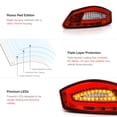 thumbnail image 5 of VIPMOTOZ LED Tail Light Lamp Assembly For 2005-2008 Porsche 987-Series Bosxter & Cayman - Rosso Red Lens, Driver and Passenger Side, 5 of 6