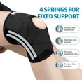 thumbnail image 2 of Galvaran Knee Brace with Side Stabilizers Relieve Meniscal Tear Knee PainArthritis Joint Pain Relief reathable Knee Support -XL-Black, 2 of 3