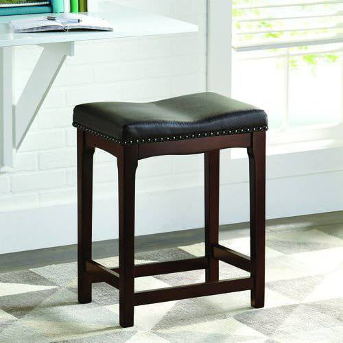 Better Homes and Gardens 24" Padded Saddle Stool, Set of 2