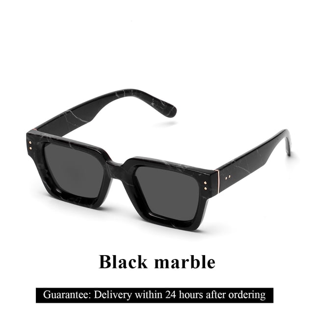 Typpkmm Ruiao Retro Millionaire Shades Sunglasses 2026 for Men Designer Famous Brand Square Sun Glasses Man Women Sunglass Black