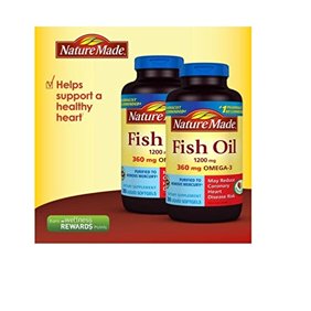 Nature Made Fish Oil 1200mg Vitamin D 1000 Iu Liquid Softgels 90ct