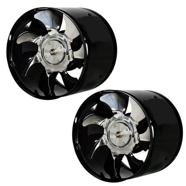 2X Ventilador de Escape de Alta Velocidad de 6 Pulgadas Conducto En Línea Extractor de Cocina Ventilador de Inodoro de Metal Ventilador Industrial 220V