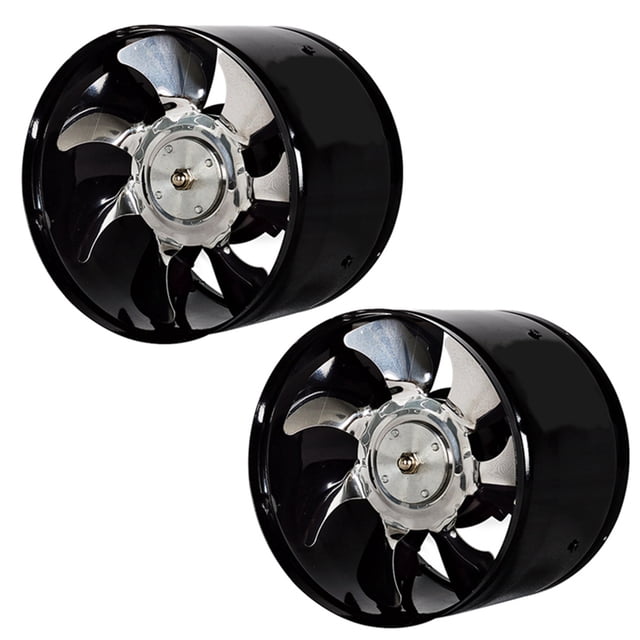 2X Ventilador de Escape de Alta Velocidad de 6 Pulgadas Conducto En Línea Extractor de Cocina Ventilador de Inodoro de Metal Ventilador Industrial 220V