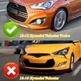 thumbnail image 6 of Stay Tuned Performance For 2013-2017 Hyundai Veloster Turbo Painted White Front Bumper Body Spoiler Lip, 6 of 6