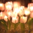 thumbnail image 5 of Flor de TulipáN Artificial, Adornos de Luz , LáMpara de Noche DIY Hecha una Mano, LáMpara de Noche LED, DecoracióN de Dormitorio, LáMpara de Mesa, Rosa, 5 of 5