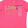 thumbnail image 4 of Inktastic Live, Laugh, Love Boys Toddler T-Shirt, 4 of 5