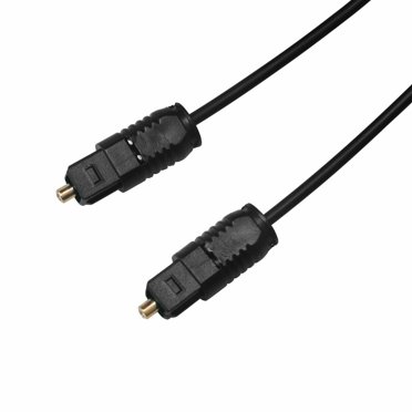 1.5FT Toslink Fiber Optic Digital Audio Cable - SPDIF, Gold Plated Connectors For Sound Bar, TV