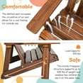 thumbnail image 2 of Gymax Kid Adirondack Chair Solid Wood Loveseat Backrest Arm Rest for 2 Person Patio Coffee, 2 of 5