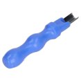 thumbnail image 4 of Cortador de tallado a mano con mango de PC, hoja de acero de alta velocidad, cuchillo para luz de neón, tira de silicona suave, ángulo de arco, 4 of 12