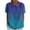 Blue A, variant on Linen Top for Women Short Sleeve Solid Color Summer Blouse with Detachable Peter Pan Collar Loose Fit Versatile Shirt