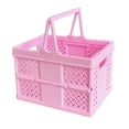 thumbnail image 3 of Almencla Caisse de Rangement Panier Pliable Caisse à Lait pour Camping Sortie de Printemps Ménage Rose, 3 of 8