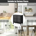 thumbnail image 6 of Costway Storage Buffet Cabinet Glass Door Sideboard Console Table Server Black, 6 of 11