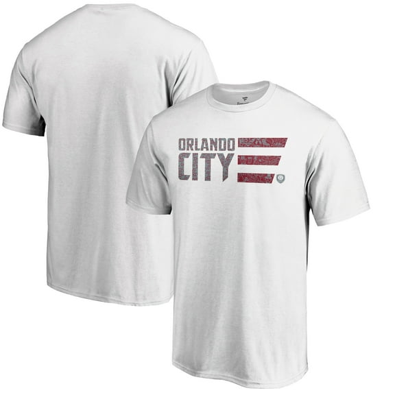 Men's White Orlando City SC Americana Patriotic Club T-Shirt