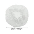 thumbnail image 2 of Unique Bargains 1 Pc Women Durable Double Layer Bath Cap for Bathroom Business Travel White, 2 of 4