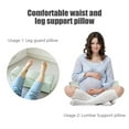 thumbnail image 6 of IPEWLEX Pregnancy Leg Support Pillow - Memory Foam Cushion for Back, Waist & Pelvis Relief, Removable Washable Pillowcase, Cool & Breathable, 6 of 6