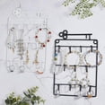 thumbnail image 4 of DIY Hanging Jewelry Organizer 3 Layer Metal Wall Mounted Holder Jewelry Display Rack with 10 Hanging S-Hooks for Earrings Necklaces Bracelets and Rings Jewelry Holder Stand DIY, 4 of 7