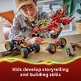 thumbnail image 6 of LEGO NINJAGO Land Bounty - Building Toy for Boys & Girls, Ages 9+ - Off-Road Buggy, Ship & Motorcycle Toy - Includes 6 Minifigures - Gift for Birthdays - 71869, 6 of 8