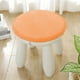 thumbnail image 1 of Taburete redondo de madera maciza con cojín para silla, cojín grueso para las cuatro estaciones, cojín redondo de esponja para asiento de taburete, cojín grueso de felpa flocada., 1 of 7
