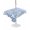 Lavender, Sky Blue, Periwinkle, variant on Outdoor Tablecloth with Umbrella Hole for Patio/Picnic/Party/Camping, Summer Ocean Starfish Waterproof Table Cloth Round Cover Washable, Coastal Coral Beach Conch Vintage Brown (Dia 54")