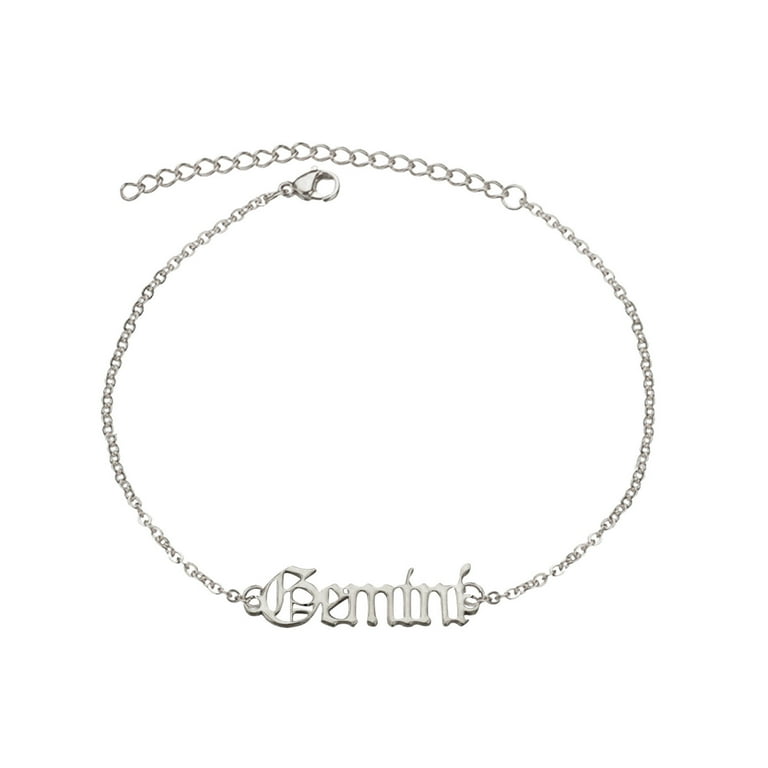 Sterling silver shop ankle bracelets walmart