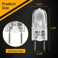 thumbnail image 3 of Halogen Light Bulb Fits for GE Samsung Kenmore Elite Maytag Over The Stove Range Microwave, Night Light/Stove Light Bulb for GE Microwave, Replaces WB25X10019, 2Pack, 3 of 8