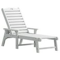thumbnail image 7 of Uforic Outdoor Chaise Lounge Chair, Wide Armrest and Adjustable Backrest, Waterproof Resin Patio Lounger, 7 of 7