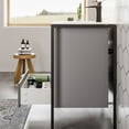 thumbnail image 6 of Eviva Moma 32 Inch Grey Bathroom Vanity with Black Metallic Legs, 6 of 7