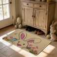 thumbnail image 5 of Easter Peeps Welcome Door Mat 24x16 Inch Happy Easter Bunny Doormat Indoor Outdoor Entrance Floor Mats Non-Slip Washable Easter Decor Rugs, 5 of 6