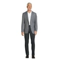 thumbnail image 2 of Lands' End Men's Grey and Evening Blue Tricolor Check Sport Coat, 2 of 5