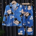 thumbnail image 2 of Disney Mickey Mouse Niños Pijamas Niños Ropa de algodón Pantalones Conjunto Ropa de dormir de dibujos animados Niños Pijamas para niñas Trajes Niño Pyjamaheight 105-110cm zhangmengya CONDUJO, 2 of 2
