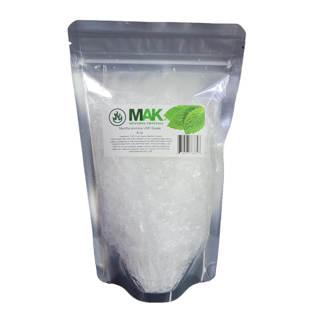 Cristales de mentol Mak Mak Menthol Crystal 240 ml, 100% natural