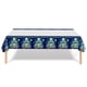 thumbnail image 1 of Mantel de plástico con forma de copo de nieve para fiestas navideñas, mantel desechable con forma de copo de nieve para Navidad, suministros para fiestas navideñas de invierno, 1 of 6