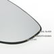thumbnail image 4 of Espejo retrovisor convexo del lado del pasajero derecho, reemplazo de vidrio calefaccionado, adecuado para Ford Fiesta 2008-2017, 4 of 6