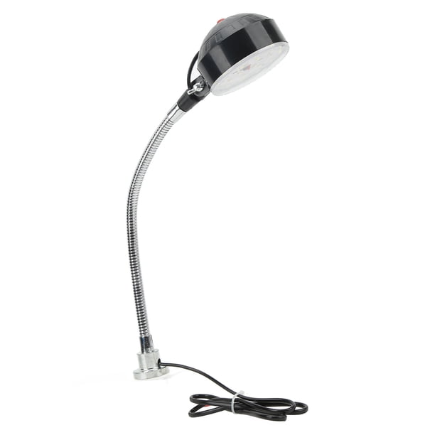 Lámpara LED ANGGREK para máquina herramienta con base magnética cuello de cisne flexible DC24V