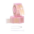 thumbnail image 4 of 1 juego de cintas adhesivas para párpados dobles sin rastro con pinzas de horquilla, parche de belleza para ojos (rosa), 4 of 8