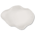 thumbnail image 2 of Bouclair White Decorative Ceramic Bowl, 2 of 8