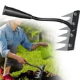 thumbnail image 2 of 1 Pcs Garden Weeding Rake,Metal Weeding Rake,Small Weeding Rake,Garden Teeth-Shape Weeding and Leaves Removal Tools,Heavy-Duty Metal Weedings Rake,Portable Rakes for Gardening and Weedings,6 Teeth, 2 of 8